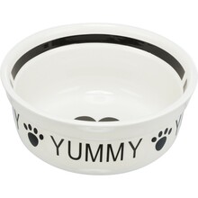 TRIXIE Yummy Miska ceramiczna dla kota, biało-czarna