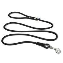 Curli STRETCH COMFORT - Smycz dla psa, czarna, 180cm
