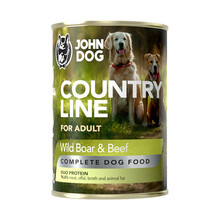 JOHN DOG Country Line Dzik i wołowina - Karma mokra dla psa