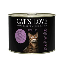 CAT’S LOVE Fisch & Huhn – ryba z kurczakiem i z olejem z łososia, 200g