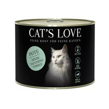 CAT’S LOVE Pute – indyk z olejem z łososia i kocim tymiankiem, 200g