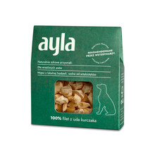 AYLA Liofilizowany filet z uda kurczaka - Monobiałkowy przysmak dla psa, 28g