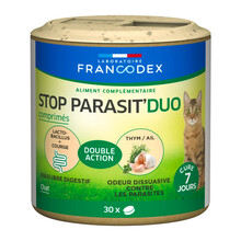 FRANCODEX Stop Parasit'Duo - ochrona przed pasożytami dla kotów 30 tabl.