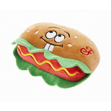 FERRIBIELLA FUXTREME Hamburger - Pluszowa zabawka dla psa, 13cm