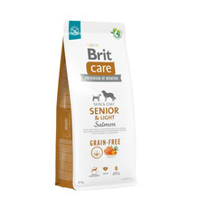 Brit Care Dog Grain-free Senior & Light Salmon - bezzbożowa karma dla starszych psów z łososiem, Nowa Formuła