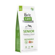 Brit Care Dog Sustainable Senior Chicken & Insect - Karma dla starszych psów na bazie kurczaka i owadów, Nowa formuła