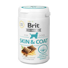 Brit Vitamins Skin & Coat - półwilgotny funkcjonalny, suplement diety dla psów wspomagający wygląd i kondycję skóry i sierści, 150g