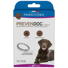 Francodex PREVENDOG - obroża biobójcza 75cm dla dużych i bardzo dużych psów (waga powyżej 25kg)