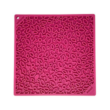 SodaPup Emat Flower Power Large Pink - mata do lizania, dla psa