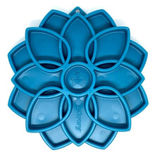 SodaPup Mandala Feeder Blue - mata do lizania i miska spowalniające, 2w1