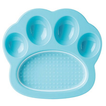 Pet Dream House Paw 2-in-1 Mini Blue Easy - miska do powolnego karmienia z nakładką do lizania