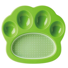 Pet Dream House Paw 2-in-1 Mini Green Easy - miska do powolnego karmienia z nakładką do lizania