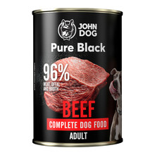 JOHN DOG Pure Black Beef - Karma mokra dla psa z wołowiną