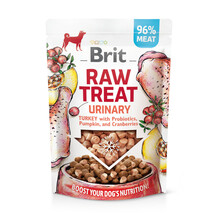 BRIT Raw Treat Urinary Freeze-dried treat and topper Turkey with Probiotics - Liofilizowane przysmaki dla psa, 40g