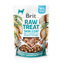 BRIT Raw Treat Skin&Coat Freeze-dried treat and topper Fish & Chicken - Liofilizowane przysmaki dla psa, 40g