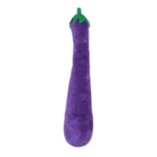 ZIPPYPAWS JIGGLERZ Bakłażan - Pluszowa zabawka psa, 51cm