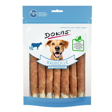 DOKAS Rolki z Indykiem - Naturalne przysmaki dla psa, 190g