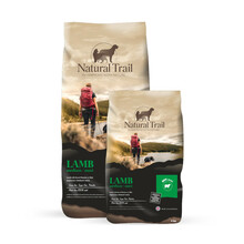 Natural Trail Dog Lamb 50% Medium - kompletna karma dla psów średnich ras z jagnięciną, batatami i miętą.