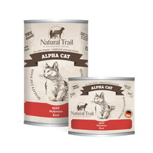 Natural Trail Alpha Cat Beef - Mokra karma dla kota z wołowiną