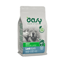 OASY One Animal Protein Adult Medium/Large Lamb - Monobiałkowa, sucha karma dla dorosłych psów średnich i dużych ras powyżej jednego roku życia