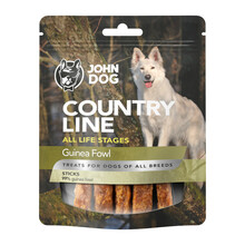 JOHN DOG Country Line Sticks Perliczka - Hypoalergiczne przysmaki dla psa, 70g