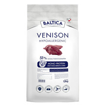 BALTICA Venison & Rice Hypoallergenic - Karma z dziczyzną i ryżem dla psów średnich i dużych ras, 12kg