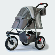 INNOPET Buggy Comfort ECO (air) - wózek spacerowy dla psa, szary
