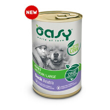 Oasy One Protein, Adult Medium/Large Duck - monobiałkowa, mokra karma dla psów, puszka 400g