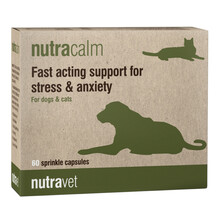 NUTRAVET Nutracalm For Dogs & Cats - Szybko działające wsparcie w stresie i niepokoju