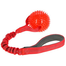 KERBL Bungee Toy - zabawka dla psa, 50 Ø 9 cm, czerwona