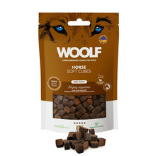 WOOLF SOFT CUBES HORSE MONOPROTEIN - przysmak dla psa, kosteczki z koniny, 100g