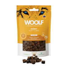 WOOLF SOFT CUBES RABBIT MONOPROTEIN - przysmak dla psa, kosteczki z królika, 100g