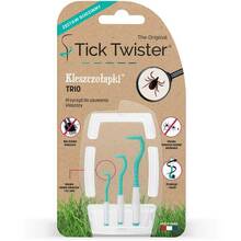 TICK TWISTER® TRIO - kleszczołapki do usuwania kleszczy, zestaw 3 sztuk, usuwa larwy i nimfy!
