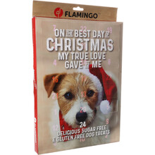 FLAMINGO Kalendarz adwentowy z kostkami dla psa