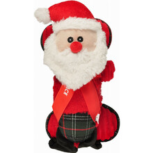 FLAMINGO Mikołaj z kością - zabawka świąteczna dla psa, 32cm