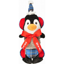 FLAMINGO Pingwin z kością - zabawka świąteczna dla psa, 38cm