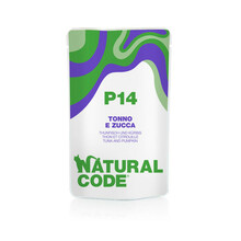 NATURAL CODE P14 saszetka 70g tuńczyk z dynią, mokra karma dla kota