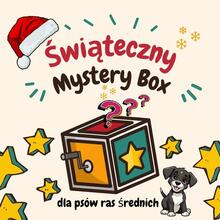 Świąteczny MYSTERY BOX - Paczka niespodzianka dla psów ras średnich