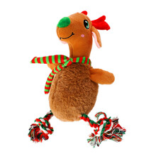 DINGO Pluszowy Renifer Alfi - Świąteczna zabawka dla psa, 22cm