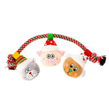 DINGO Sznur Elf Brothers - Świąteczna zabawka dla psa, 34cm