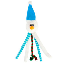 DINGO Bałwan ze sznurem - Świąteczna zabawka dla psa, 50cm