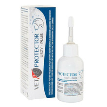 Vet Protector® uszy Plus - płyn do pielęgnacji uszu u psów i kotów, 50ml