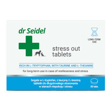 Dr Seidel Stress Out tablets - tabletki do długotrwałego stosowania w stanach niepokoju i stresu