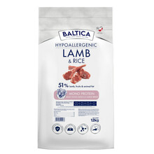 BALTICA Lamb & Rice Hypoallergenic L/XL - Karma z jagnięciną i ryżem dla psów dużych i bardzo dużych ras, 12kg