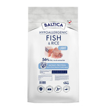 BALTICA Adult Fish & Rice Light L/XL - Karma z rybami oceanicznymi i ryżem dla psów dużych ras, 12kg