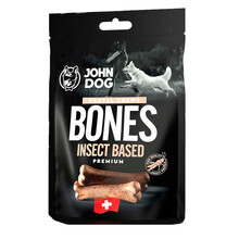 John Dog Soft bones insect based - Kości dla psich alergików i nie tylko, 2x60g