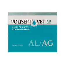 Polisept® Vet AL/AG - opatrunek na rany z alginianem wapnia i jonami srebra, dla psa i kota, 3 szt.