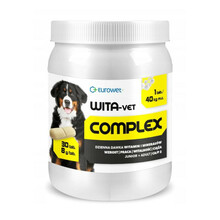 EUROWET WITA-VET COMPLEX 8G - Dzienna dawka witamin i minerałów dla psów, 80 tab.