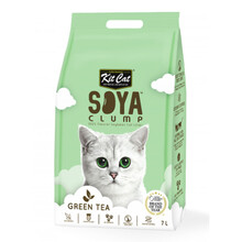 KIT CAT Soya Clump Zielona Herbata - 100% naturalny, ekologiczny, biodegradowalny żwirek dla kota na bazie soi, 7L