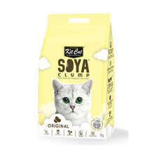 KIT CAT Soya Clump Orginal - 100% naturalny, ekologiczny, biodegradowalny żwirek dla kota na bazie soi, 7L